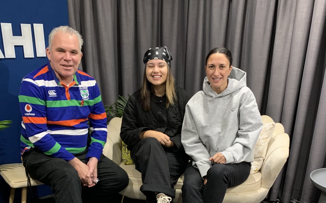 Mark Williams, Aotearoa singer Paige and Kara Rickard