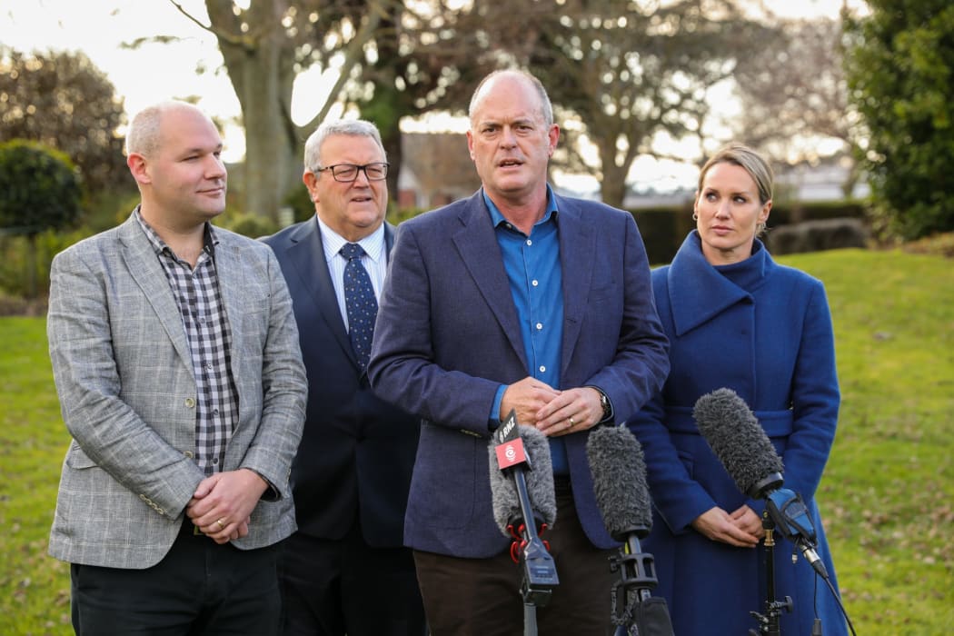 National Party leader Todd Muller in Ashburton on 8 July, 2020.