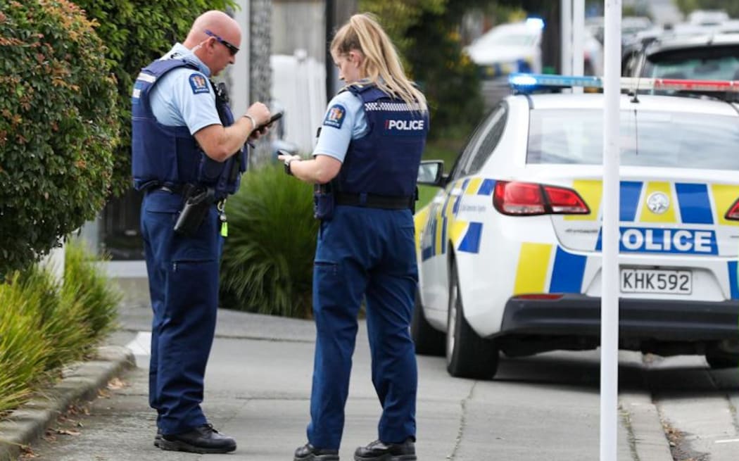 Police have put a cordon around a property in Sydenham after a threat.
