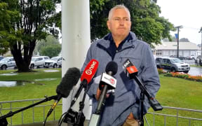 Buller District mayor Jamie Cleine announces a partial evacuation of Westport has been ordered by the civil defence controller.