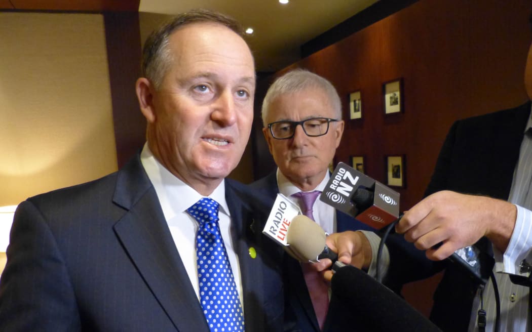 John Key (left) and Tim Groser.