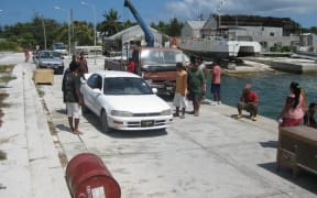 Wharf in London, Kiritimati Island, Kiribati