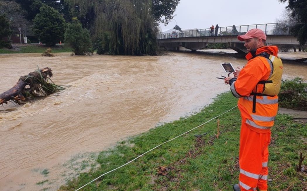 Maitai in August 2022 flood.