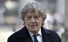 Czech-born British playwright and screenwriter Tom Stoppard arrives for a service of thanksgiving in honour of British photographer Antony Armstrong-Jones, the former husband of Queen Elizabeth II's late sister Princess Margaret, better known as Lord Snowdon, at St Margaret's Church in London on April 7, 2017. Lord Snowdon died at the age of 86, the photographic agency where he worked said on January 13. (Photo by Justin TALLIS / POOL / AFP)