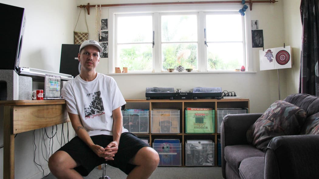 Christoph El' Truento in his Pt Chevalier studio