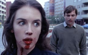 Still from the 1981 horror film Possession featuring Isabelle Adjani and Sam Neill.