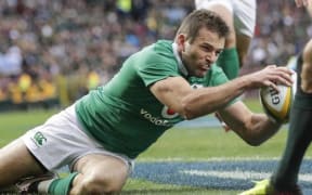 Ireland's New Zealand born centre Jared Payne.