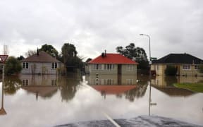 Westport Floods photographed by Anita O'Brien