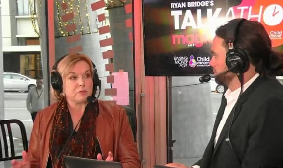 Judith Collins on Ryan Bridge's talkathon on 15 July.
