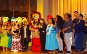 The benefit concert has been held in Paris for the victims of last month's floods in French Polynesia.