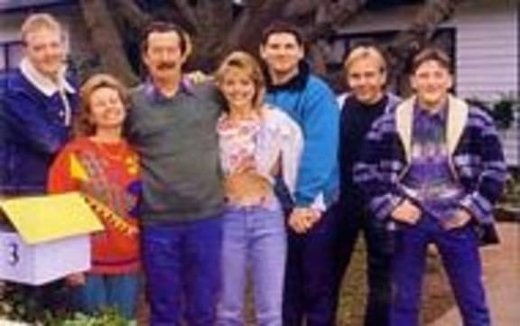 Members of the Kerrigan family, dad Darryl Kerrigan (third from left) led a fight against developers in the cult film.