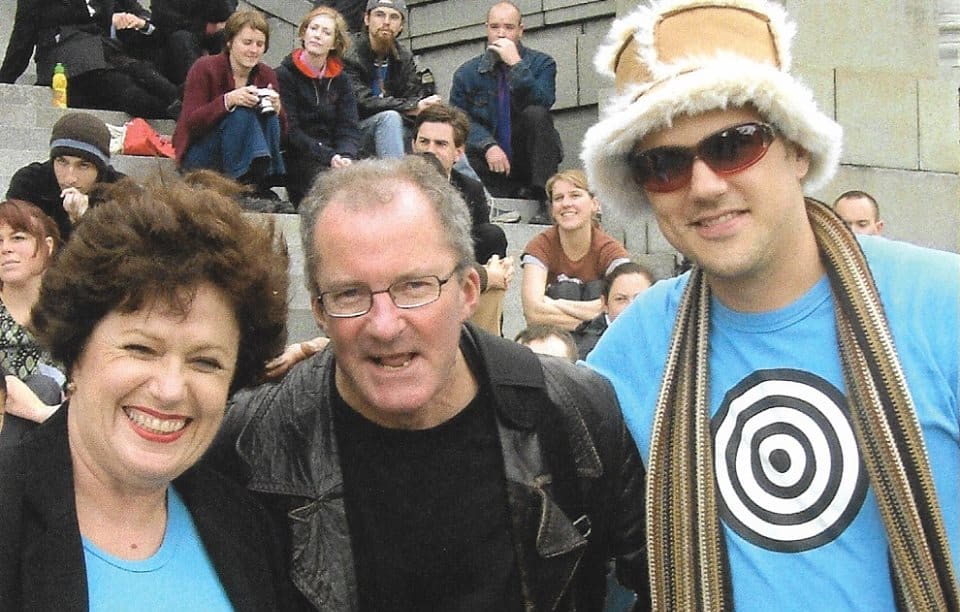 Former Associate Minister for Arts, Culture, Heritage Judith Tizard, Brendan Smyth, James Coleman