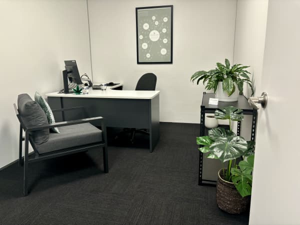 A consult room at the Cannabis Clinic.