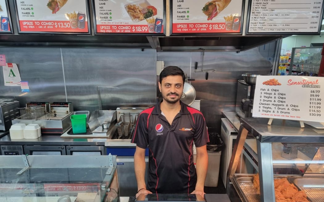 Kebab shop owner Berein Patel
