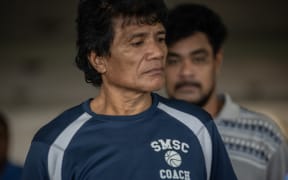 Alatise Vitale outside the courtroom