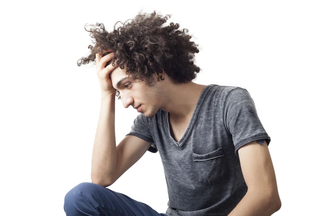 thoughtful teenager