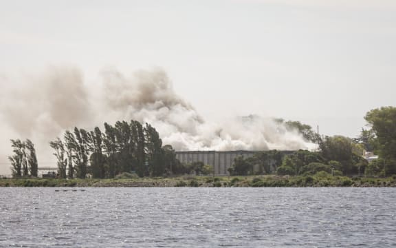 Christchurch wastewater treatment plant fire