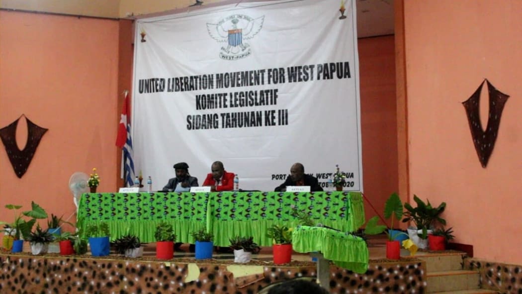 United Liberation Movement for West Papua Legislative Council congress in session, Port Numbay, October 2020
