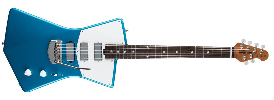 The Ernie Ball guitar designed with St Vincent