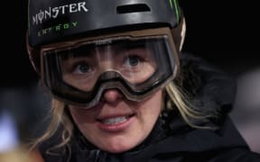 Snowboarder Zoi Sadowski-Synnott of New Zealand.