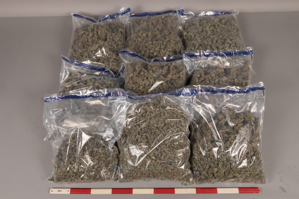 Police also found 8kg of manicured cannabis head in Feilding.