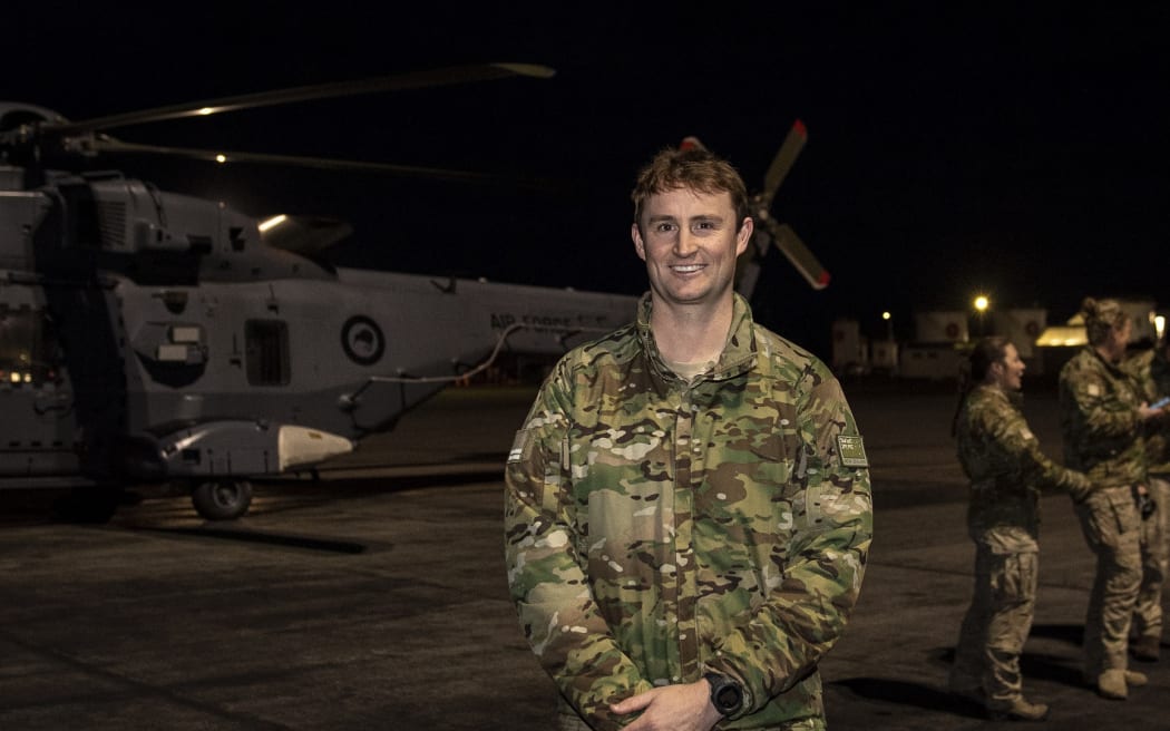 Royal NZ Air Force Squadron Leader George McInnes.