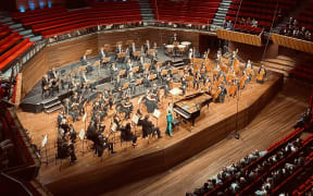 Pianist Somi Kim with the Christchurch Symphony Orchestra