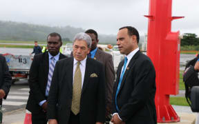 Winston Peters and Ralph Regenvanu