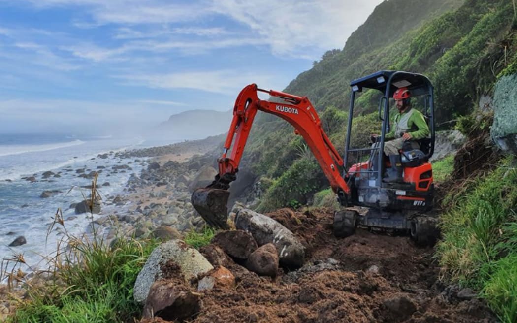 Significant work has already been undertaken by the Department of Conservation following Cyclone Dovi on its two West Coast 'great walks' including the coastal section of the Heaphy Track, pictured, and on the Paparoa Track.