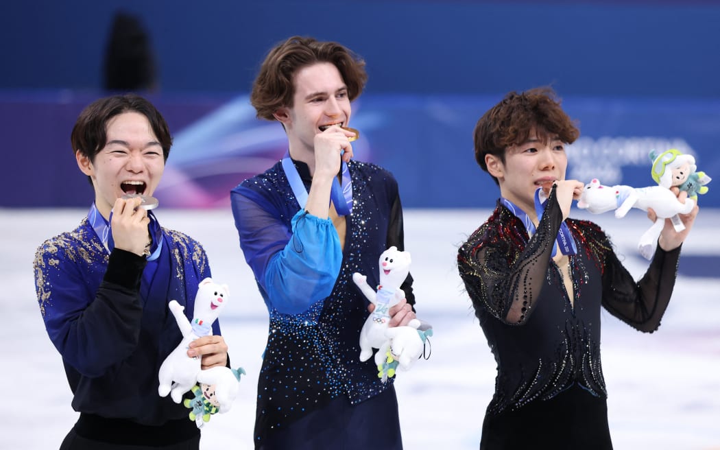 Olympics: Figure skating-Shaidorov shocks field to win men's gold as Malinin falls apart | RNZ News