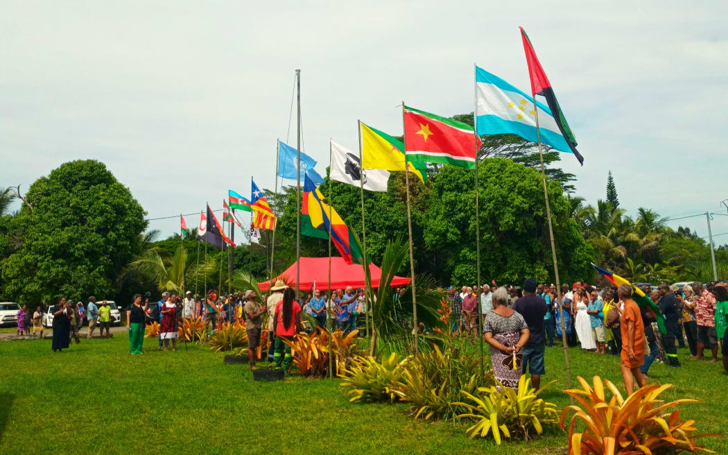 New Caledonia’s pro-independence FLNKS 44th Congress gathering in Saint Louis, near the capital Nouméa, on 25 January 2025 – PHOTO RRB