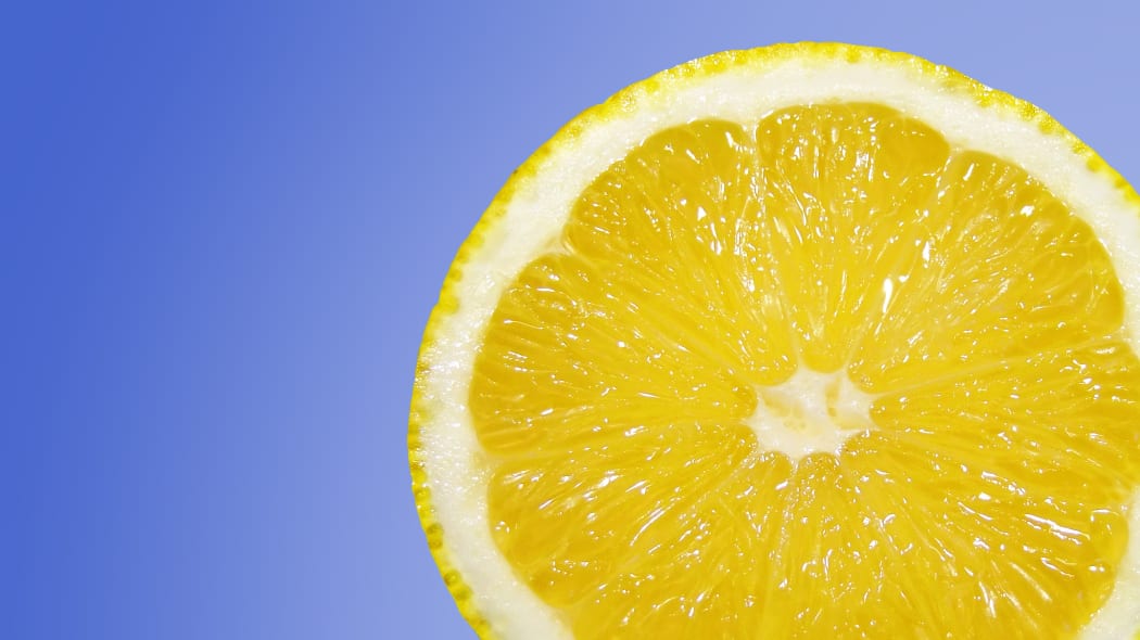 lemon and sky