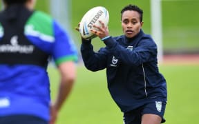 Timaima Ravisa. NRLW Women's Warriors training at Mt. Smart Stadium, Auckland on 13th September 2019.