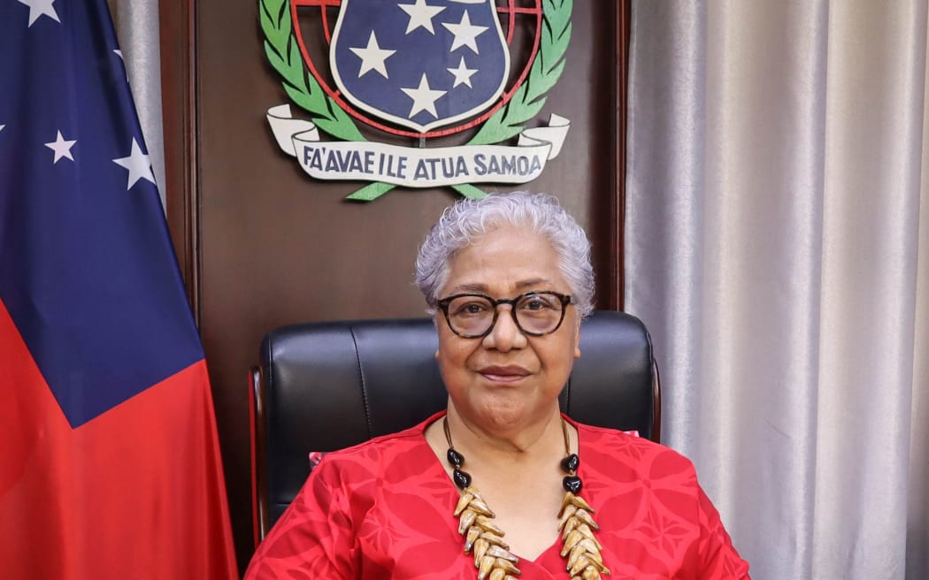 Samoa's Prime Minister Fiame Naomi Mata'afa