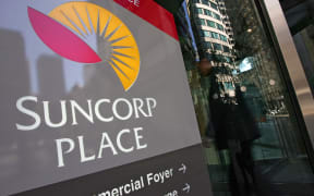 Suncorp Place sign for insurance company.
