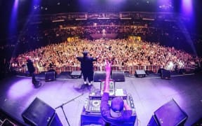 Toko Manuel performs with Savage at a number of music festivals and summer concerts every year
