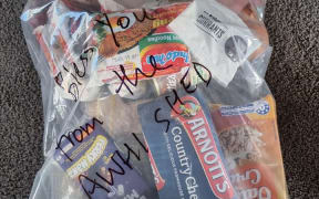 Awhi Shed food parcel
