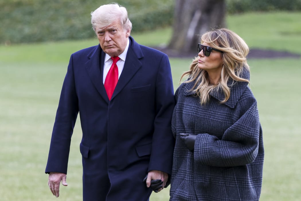 Donald Trump and First Lady Melania Trump cut short their holiday in Florida to return to the White House on New Year's Eve.
