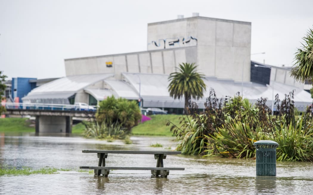 The theatre is next to the Taylor River.