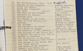 A book list