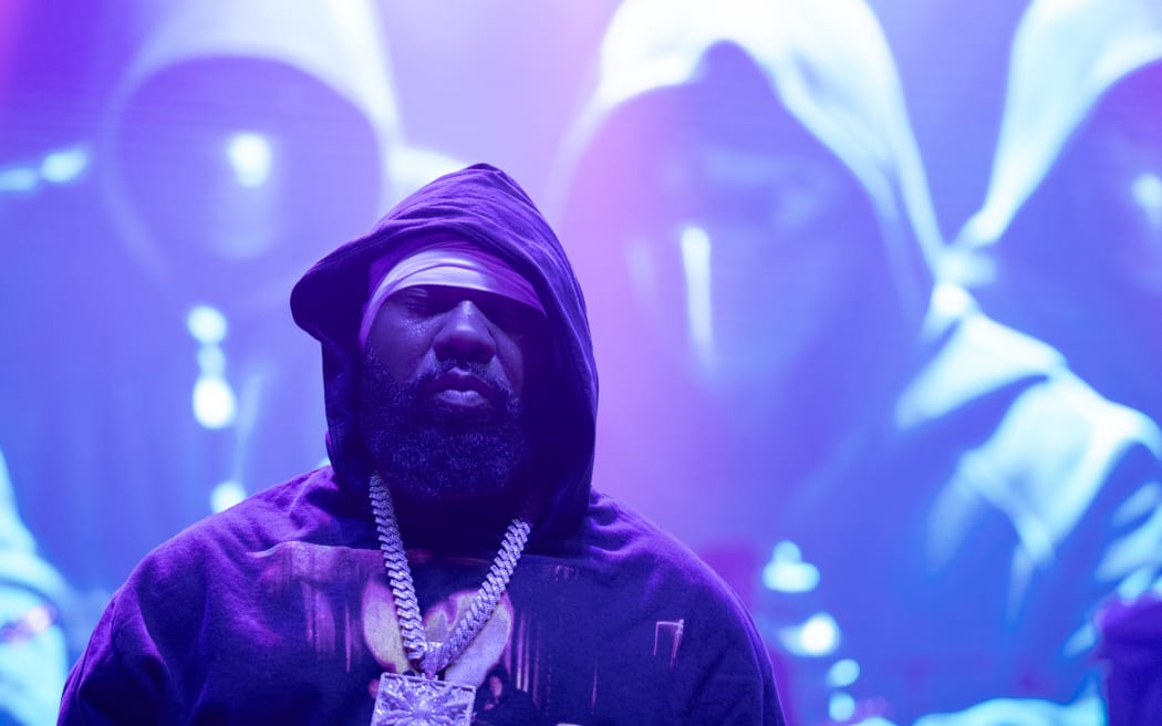 Raekwon of Wu-Tang Clan performs at The Theater at Virgin Hotels Las Vegas on February 09, 2024 in Las Vegas, Nevada.   Shy McGrath/Getty Images/AFP (Photo by Shy McGrath / GETTY IMAGES NORTH AMERICA / Getty Images via AFP)