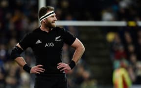 All Blacks captain Kieran Read during All Blacks win against Australia, August 27 2016