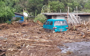 Locals in Vanuatu have not had a chance yet to clean-up from Cyclone Judy