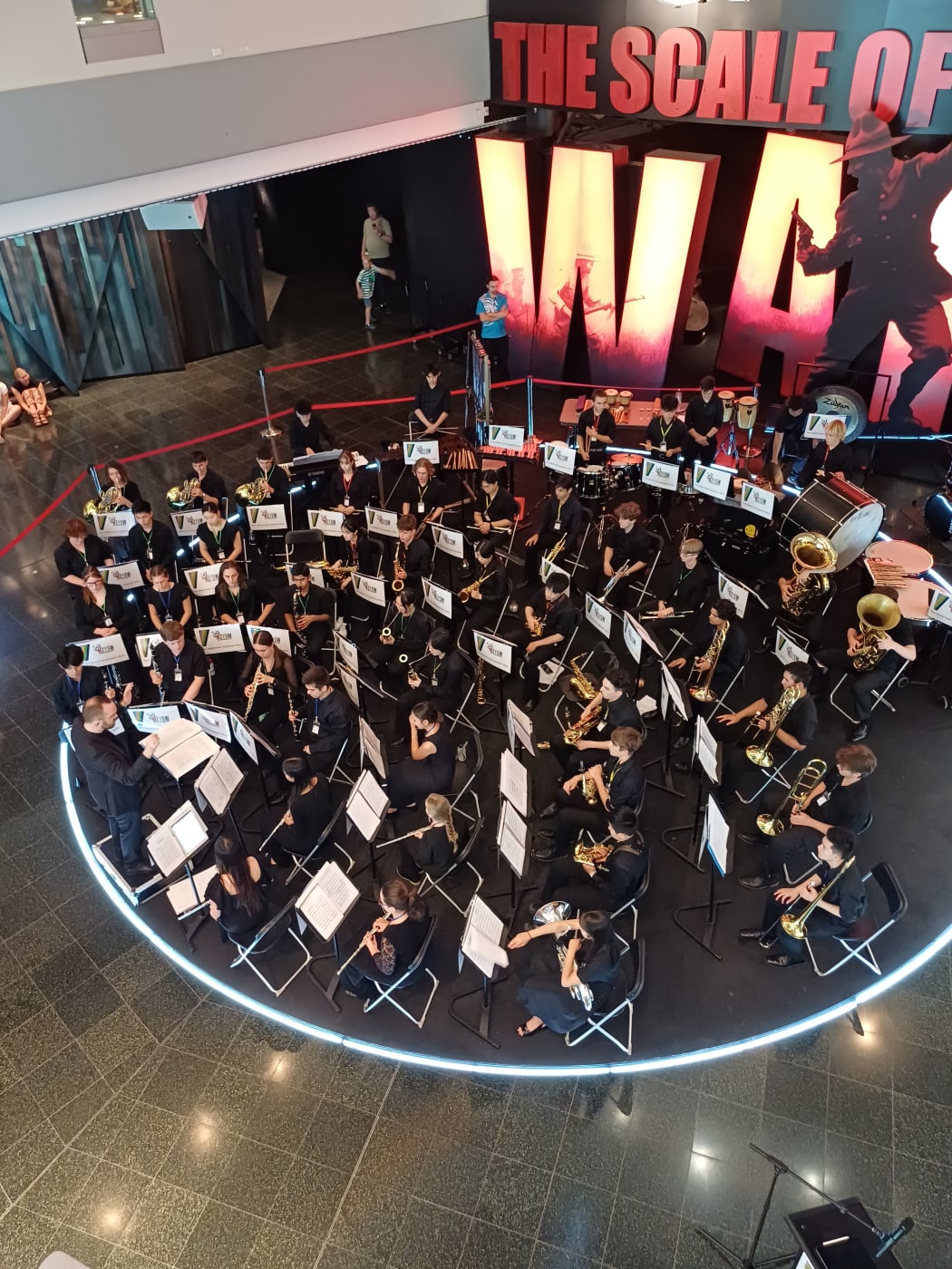 New Zealand Youth Symphonic Winds at Te Papa, January 2024