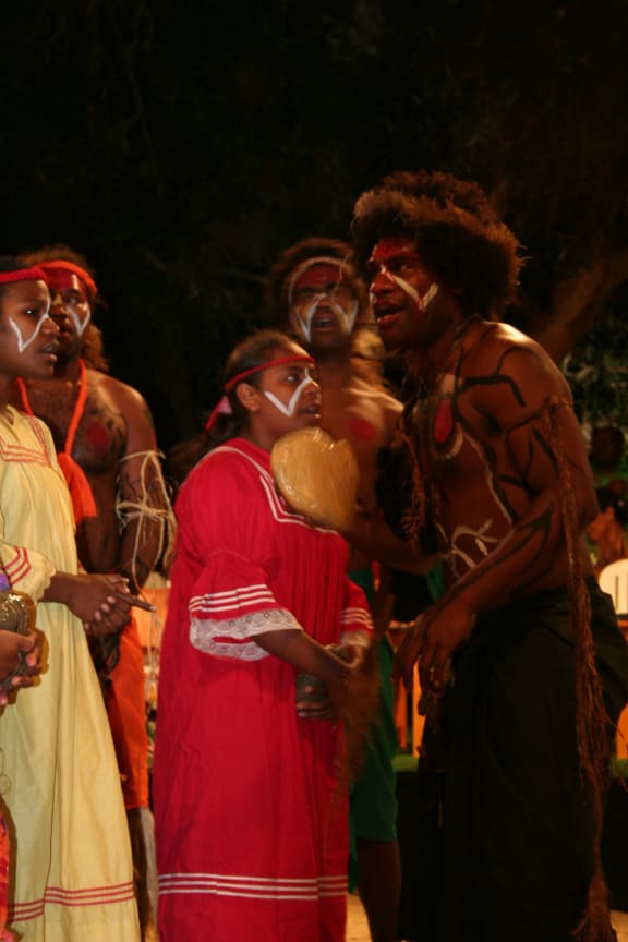 Kanak dancers