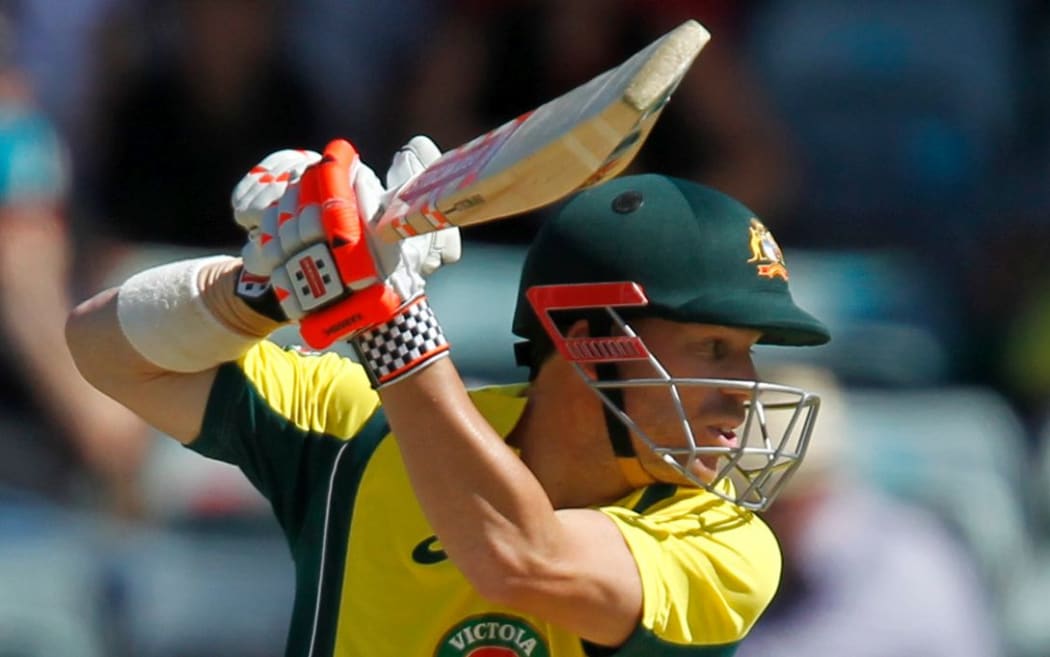 Australian batsman David Warner's massive bat is unlikely to meet the new regulations.