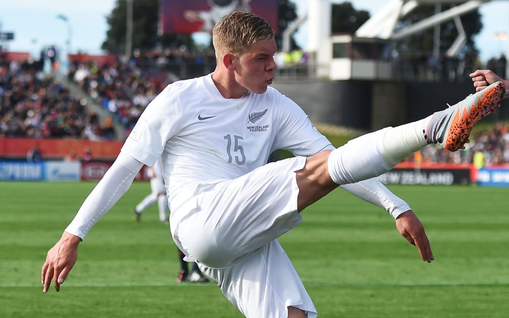 Monty Patterson in action during the under 20 World Cup, 2015.