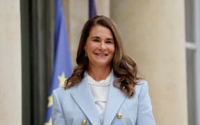 (FILES) Melinda Gates, co-founder of the Bill & Melinda Gates foundation, arrives for a meeting with French President at the Elysee Palace in Paris on July 1, 2021. Melinda Gates said on May 13, 2024 she was leaving the philanthropy mega foundation that she established with her ex-husband, Microsoft co-founder Bill Gates. "After careful thought and reflection, I have decided to resign from my role as co-chair of the Bill & Melinda Gates Foundation," she wrote in a statement posted on social media, adding the resignation would become effective on June 7. (Photo by Ludovic MARIN / AFP)