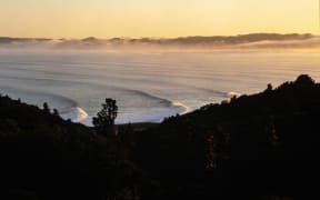 A shot of Raglan's break from the book Surf Dreams. ONLY USE IF RELATED TO BOOK.
