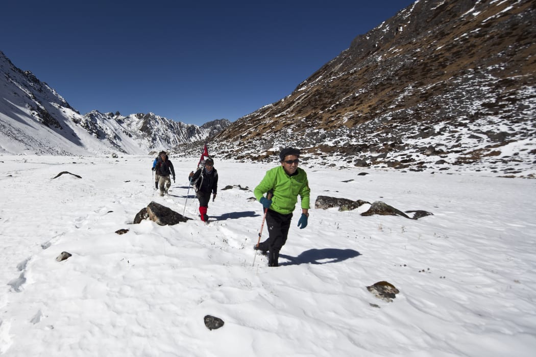 Sherpas on Mount Everest